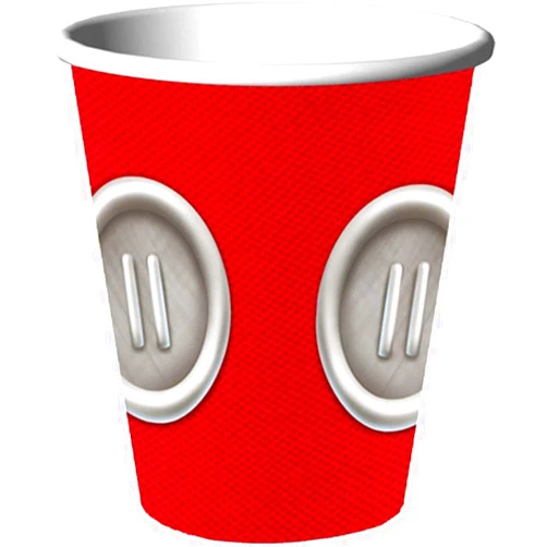Hallmark Mickey Mouse 9oz Cups (8 Pack)