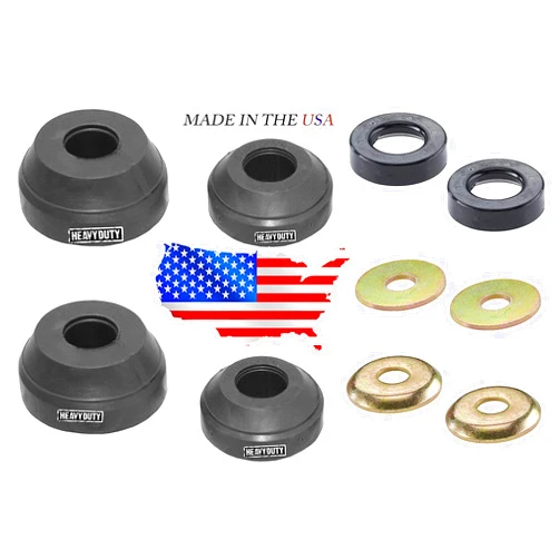 Suspension dudes Heavy Duty Fleet Addition Front Suspension Radius Arm Bushing Kit (pair) for Bronco Ranger FORD F150 F250 F350 Explorer, Mazda B2300 B3000 B4000 Navajo