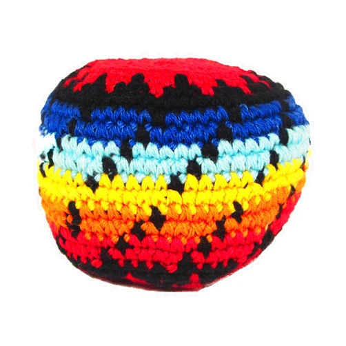 Turtle Island Imports HACKY SACK - Black Dot Twist