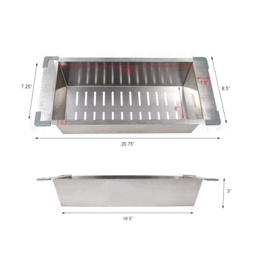 BOANN BNKC21 Kitchen Sink Colander Fit with 18