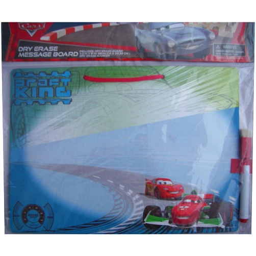 Disney Pixar Cars Draft King Dry Erase Message Board with Marker