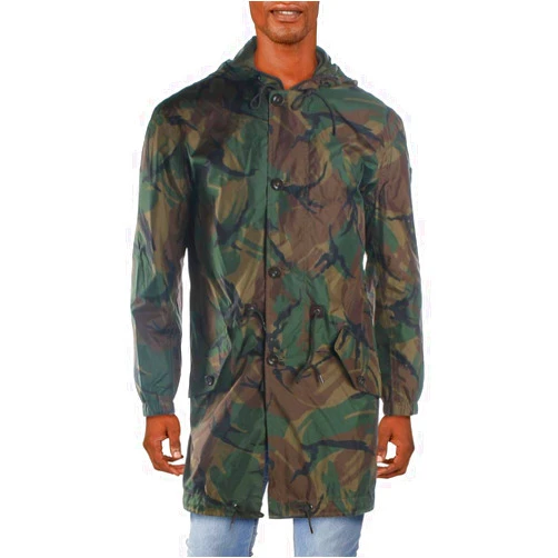 Polo Ralph Lauren Mens Benton Camo Parka Anorak Jacket Green