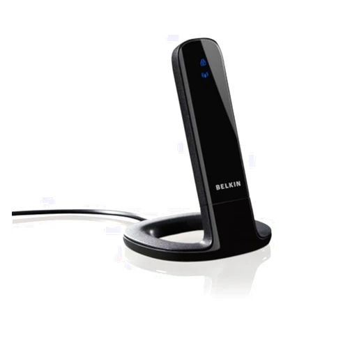 Belkin F5D8055 Wireless N+300Mbps USB Adapter (Black)