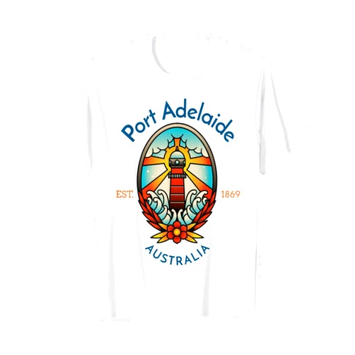YO MINUS Port Adelaide Lighthouse Australia T-Shirt