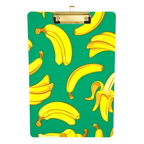 Wusikd Bananas Acrylic Clipboard Letter Size NameCute PVC Clipboards for Students, Women, Man and Kids, A4 Standard Size 9