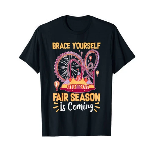 County Fair And State Fair Designs for Kids County Fair: Brace Yourself - Fair Season Is Coming T-Shirt