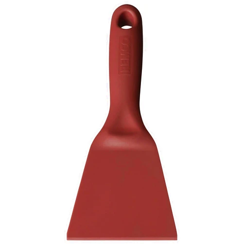 Vikan Remco 6961MD4 Red Polypropylene Metal Detectable Hand Scraper, Injection Molded Blade, 8