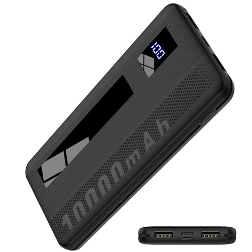 Dbasne Portable Charger, 10000mAh Ultral Slim Power Bank 3A Fast Charging, LED Display Phone Battery Pack Compatible with iPhone 16 15 14 13 Pro Plus Max Smartphone Android Tablet etc