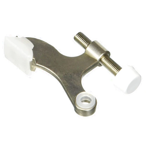 Delaney Hardware 402452- Half Leaf Hinge Pin Door Stop, Satin Nickel