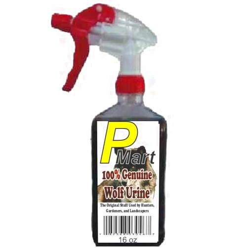 Pmart The Pee Mart - Wolf Urine Scent Tag Combo 16 oz E-Z Trigger Spray. Full Strength!