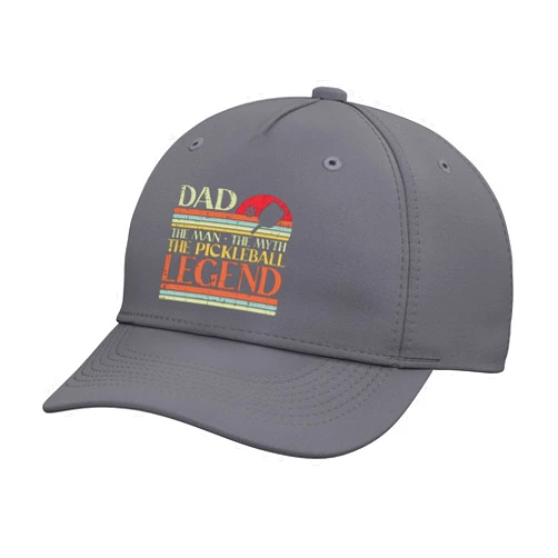 Pickleball Pickle Ball Men Women Kids Gift Dad Man Myth Pickleball Legend Pickle Ball Daddy Papa Men Adjustable Baseball Hat