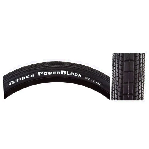 Tioga Tires powerblock 24x1.6 Wire bk