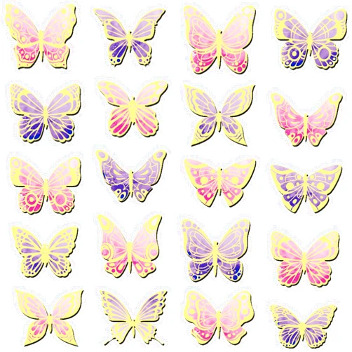 TaoBary 40 Pieces Butterfly Magnetic Bookmarks Cute Magnet Page Markers Bulk Foldable Page Clips for School Students Teachers, Book Lovers, Classroom Gifts, Women Office Reading(Novel)