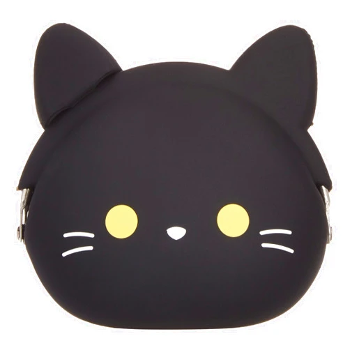 P+g design GMC Toys Field P+G Design Black Animal Crop Coin Purse