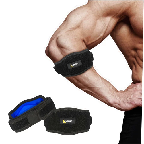 Beyio 2 Pack Elbow Brace, Tennis Elbow Brace for Men & Women, Adjustable Tennis Elbow Strap with Compression Pad for Tendonitis, Arm, Forearm, Tennis & Golfer's Elbow