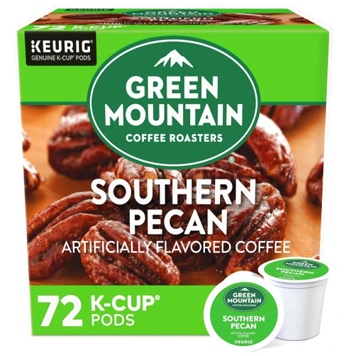 Green Mountain Coffee Roasters Southern Pecan Keurig Single-Serve K-Cup pods, Light Roast Coffee, 72 Count