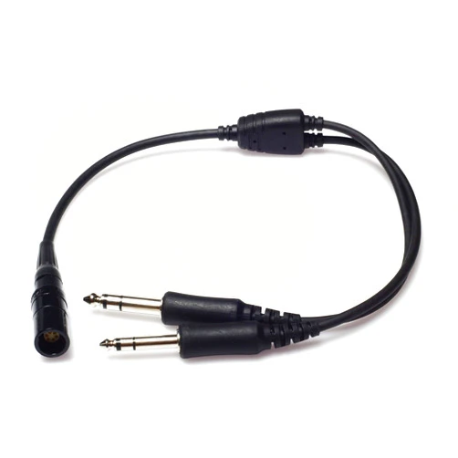 Wirenest Bose A20 A30 6 pin Lemo to GA Twin Plug Adapter