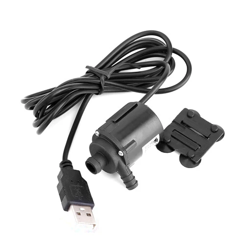 Chazcool Small Fountain Pump, Mini USB Water Pump DC 4V-6V 0.6-1.8W 150L H, Micro Water Pump Mini Submersible Water Pump for Fountain Aquarium Circulating