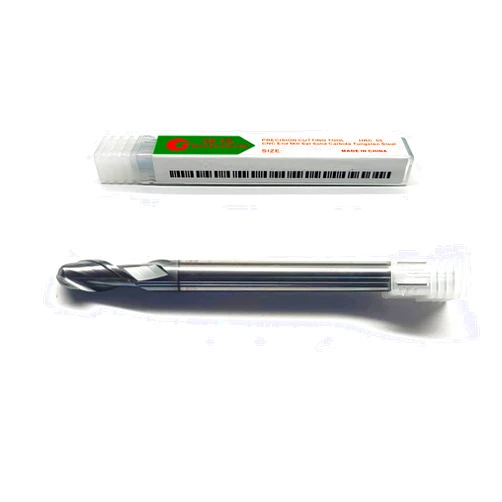 DelitonGude 5/16 Extra Long 4 inch Length Ball Nose Carbide Tungsten CNC End Mill,Suitable for Alloy Steels/Hardened Steels HRC55(Extra Long 5/16 Nose)