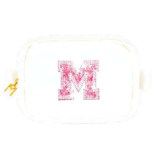 Amgkonp Birthday Gifts for 3 4 5 6 7 8 9 10 11 12 13 Year Old Girls Teens Kids,Initial Fanny Packs for Girls,Personalized Belt Bag for Daughter Sister,Cute Fashion Stuff,Monogrammed Gifts M