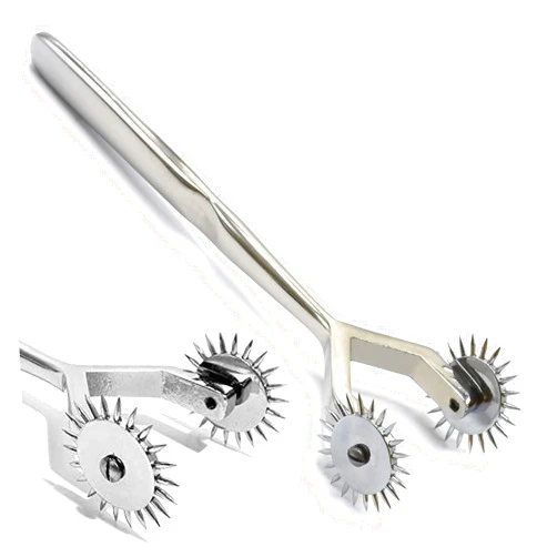 AAProTools Wartenberg Neuro Pinwheel Stainless Steel 2 Head Diagnostic Instrument Pin Wheel - Strong Pinwheel DS-1469