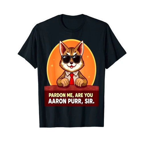 Funny Alexander Hamilton Novelty Gifts For Fans Alexander Hamilton Cat Wearing Sunglasses Novelty Gift Tee. T-Shirt