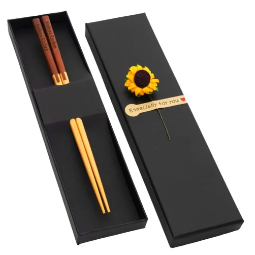 Asakora Custom Sandalwood Chopsticks, Engraved With Personalized Names Classic Or Japanese Chinese Style Wood Chop Sticks Set For Chinese Theme Wedding, Housewarmings, and Birthday Party Favors and Gifts