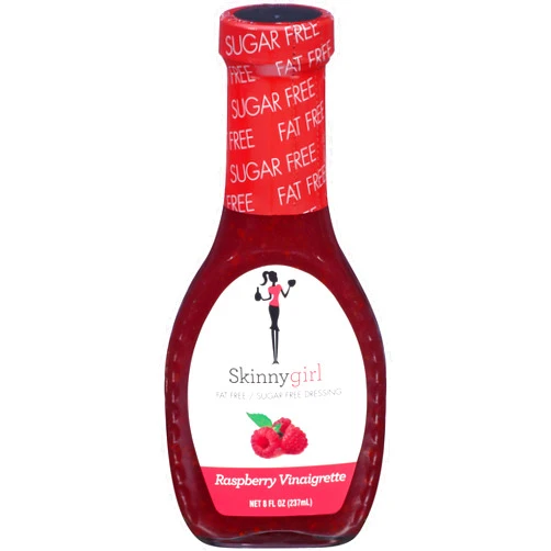 Skinnygirl Fat-Free Salad Dressing, Sugar-Free Raspberry Vinaigrette, 8 Ounce (Pack of 12)