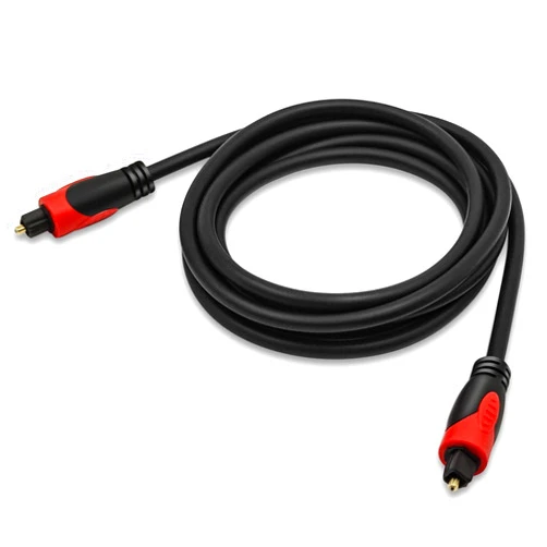 Kxable Optical Audio Cable 3 FT, Digital Audio Fiber Optic Cable Toslink, Flexible Jacket, Compatible with Home Theater, Sound Bar, PS4, Xbox, TV and More