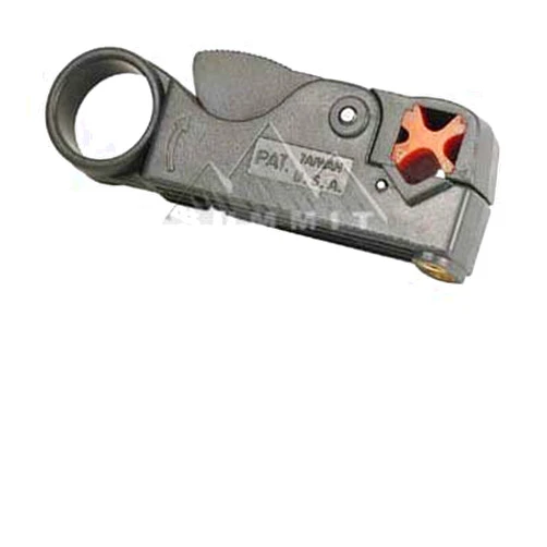 NAC Wire and Cables Coaxial Cable Stripper Tool Deluxe Rotary CableTronix for RG-6, RG-6Q, RG-59 Coax Cable Adjustable Size for F Connector Install Prep