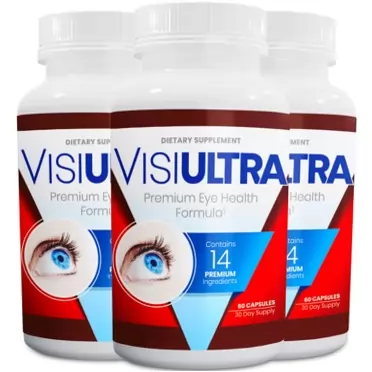 VisiUltra Eye Supplements for Adults - Best Capsules for Eye Health - Includes Vitamin & Mineral for Healthy Clear Vision - Capsules for Eyesight Improvement (3 Pack) 180 Count (Pack of 3)