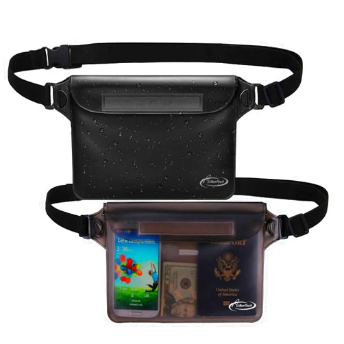AiRunTech Waterproof Fanny Pack,Waterproof Pouch for Phone Passport Wallet Purse with Waist Strap,Floating Waterproof Bags for Travel Beach Swimming Kayaking Boating Pool Accessories