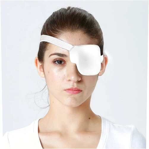 FCAROLYN 3D Eye Patch - 2nd Generation (White) (Left Eye)