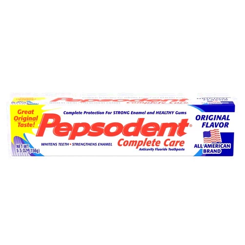 Pepsodent Complete Care Toothpaste Original Flavor 5.5 oz ( Pack of 10)