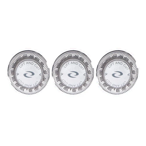 Dioche 3Pcs Electric Shaver Replacement Head Men's Shaving Heads Compatible Razor Shaver Trimmer Head Fit for Secies HQ3, HQ56, HQ55, HQ442, HQ300, HQ916