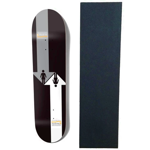 TGM Skateboards Girl Skateboard Deck McCrank Dual Directional Twin 8.0