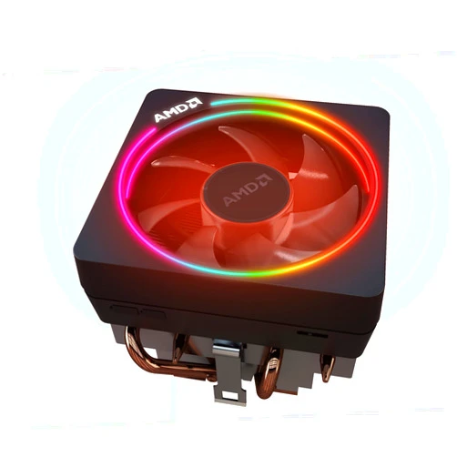 AMD Wraith Prism Cooler with RGB-Controlled Illumination