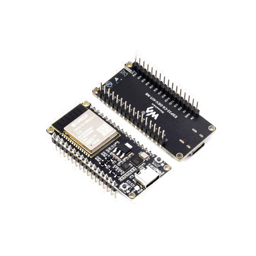 waveshare ESP32-C6 RISC-V Microcontroller WiFi 6 Development Board, Adopt ESP32-C6-WROOM-1-N8 Module, 160MHz Single-core Processor, Support USB and UART Development (with Pinheader)