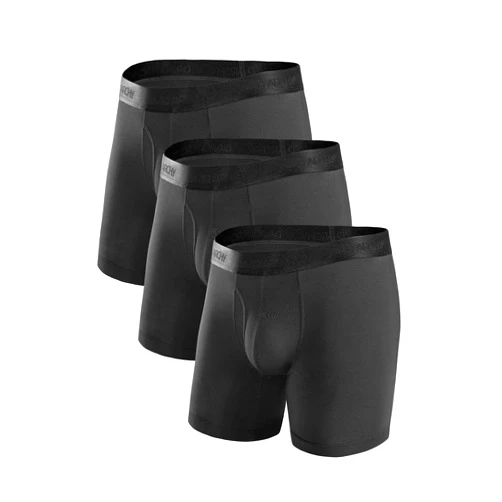 DAVID ARCHY Mens Underwear Ultra Soft Micro Modal Support Pouch Trunks Moisture Wicking Boxer Briefs for Men 3 or 4 Packs