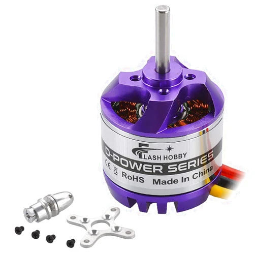 FLASH HOBBY D2830 Brushless Motor 1000KV Outrunner Motor RC Plane Motor for RC Aircraft Helicopter Multicopter Drone Fixed Wing