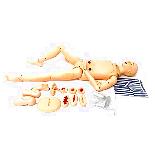HaqUos Patient Care Manikin,Medical Nursing Manikin,Patient Care Simulator with Simulate Bleeding Functions for Students Education Teaching Medical Training Skills