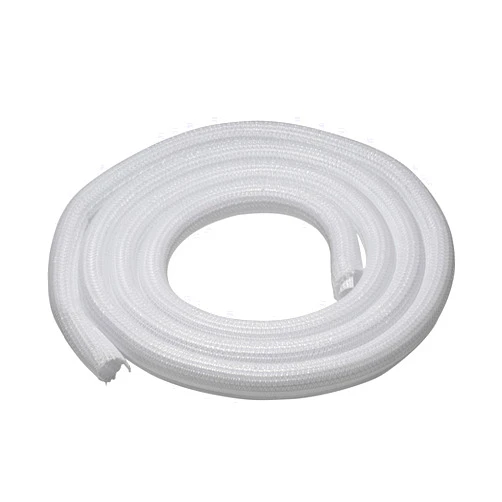 Sanwa Supply CA-SL19W2 Braided Cable Sleeve (White, 6.6 ft (2 m) Roll, Inner Diameter 0.7 inches (19 mm)