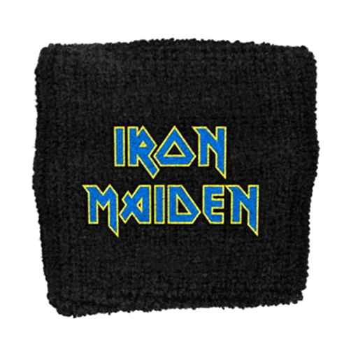 RAZAMATAZ Iron Maiden Men's Logo (Flight 666) Athletic Wristband Black