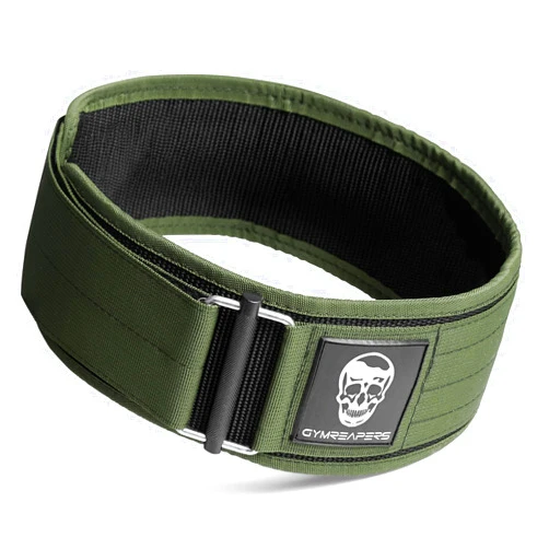 Gymreapers Quick Locking Weight Lifting Belt for Men Gym Belt for Powerlifting Deadlift Belt with 4 Inch Neoprene Metal Buckle Back Support Weightlifting Belt Women