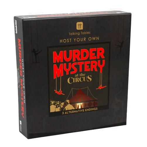 Talking Tables Reusable Host Your Own Murder Mystery Dinner Party Game Kit, Hilariously Good Fun, Ideal for Christmas or New Years Eve - 3 Alternative Endings - 100% Plastic Free!