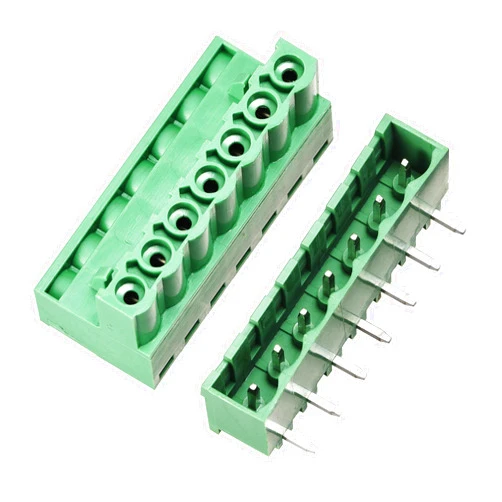uxcell 7-Pin 5.08mm Pitch Right Angle PCB Screw Terminal Block Connector 5 Sets