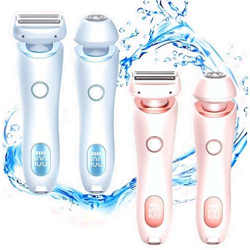 YSIRFD Omicove Goddessglide Shaver, 2 in 1 Elegance Portable Electric Shaver, Electric Shaver for Women, Wet & Dry Use, for Armpit, Private Parts, Legs, Arms for Women (Mix)