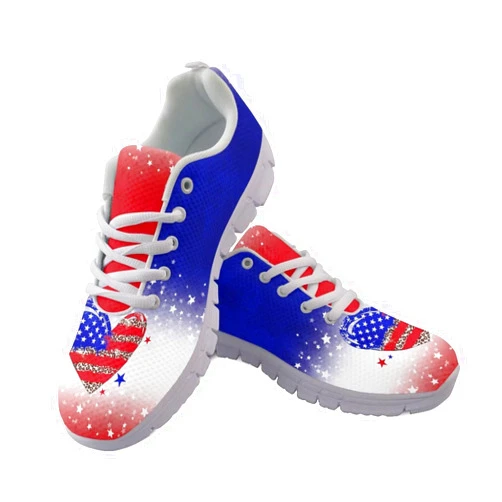 Coloranimal Spring Summer Gift Flats for Women Men Running Walking Sneakers