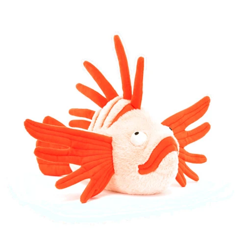 Jellycat Lois Lionfish Stuffed Animal, 10 inches | Ocean and Sea Plush Toy | Classic Children's Gift