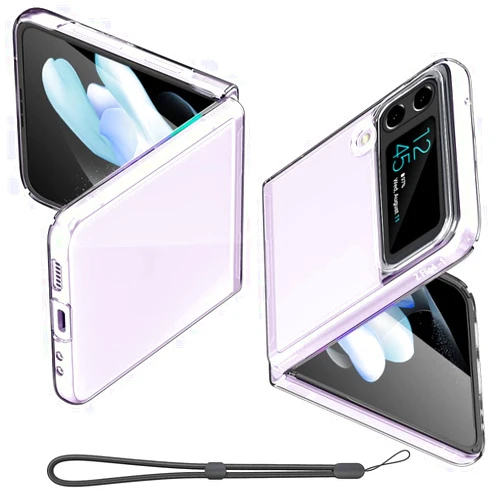 AICase for Samsung Galaxy Z Flip 4 Case Clear, [Anti-Yellow] Ultra-Thin Slim Fit Transparent Hard PC Phone Case for Samsung Flip 4 5G
